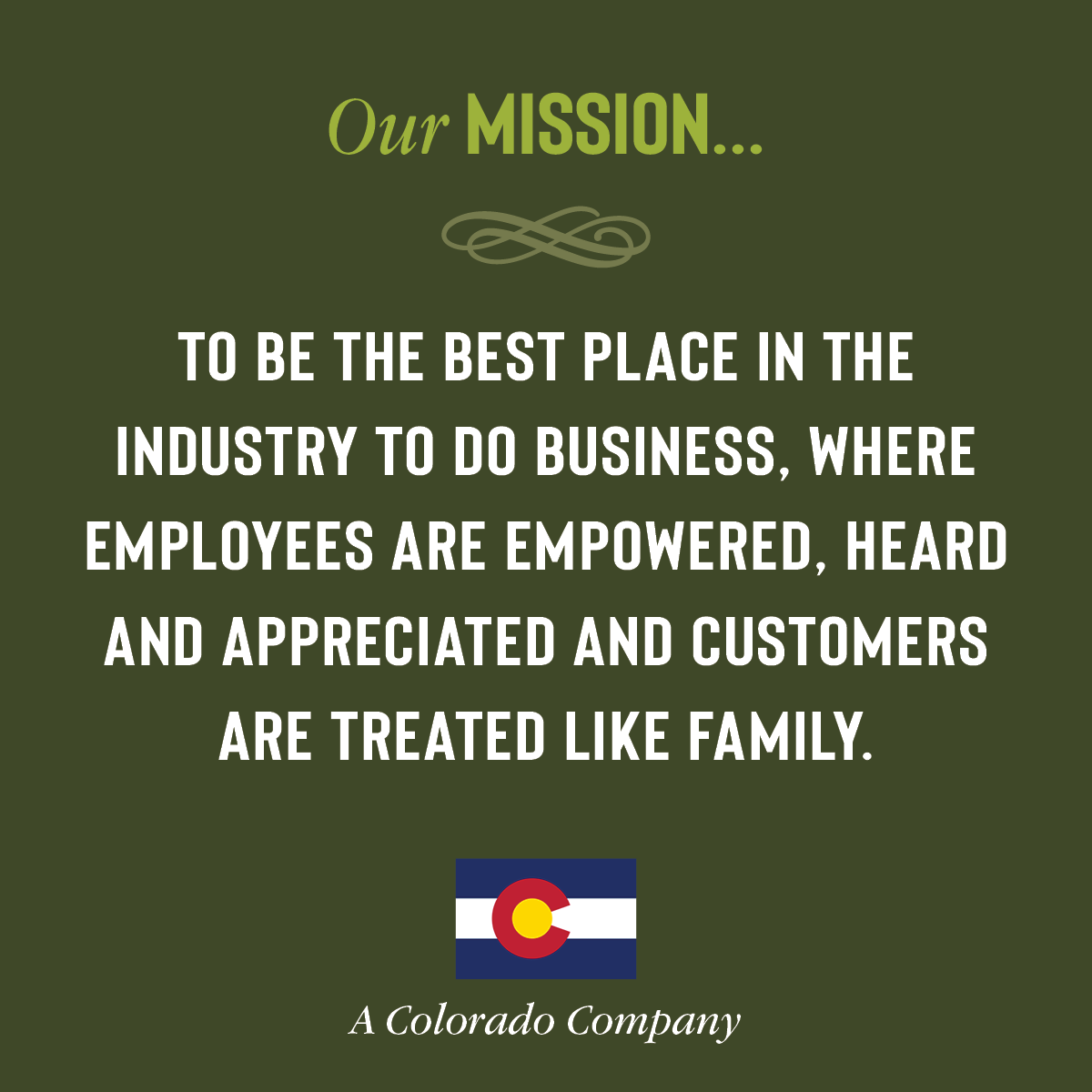 Graphic for Our Mission